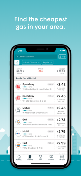 GasBuddy’s 1st App Store screenshot as of 19 June 2019