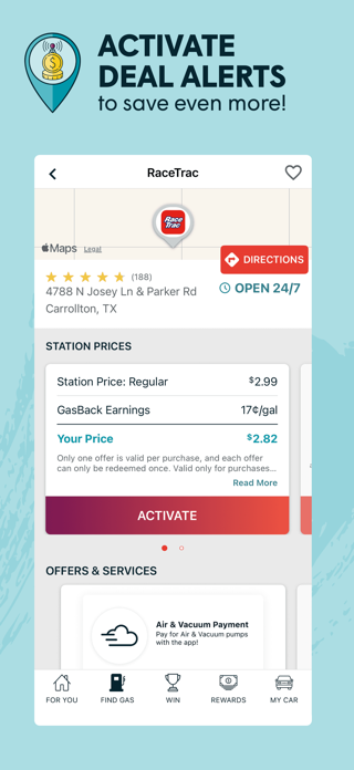 GasBuddy’s 3rd App Store screenshot as of 27 October 2026