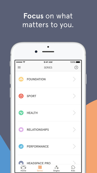 Headspace’s 1st App Store screenshot as of 11 June 2017
