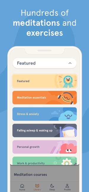 Headspace’s 3rd App Store screenshot as of 19 July 2019
