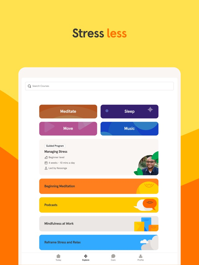 Headspace’s 3rd App Store screenshot as of 3 March 2025