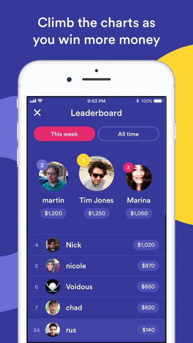 HQ Trivia’s 3rd App Store screenshot as of 26 October 2018