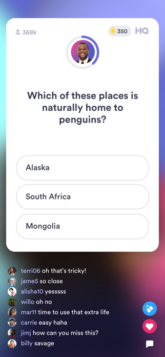 HQ Trivia’s 2nd App Store screenshot as of 26 May 2020