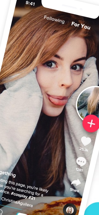 TikTok’s 1st App Store screenshot as of 4 October 2018